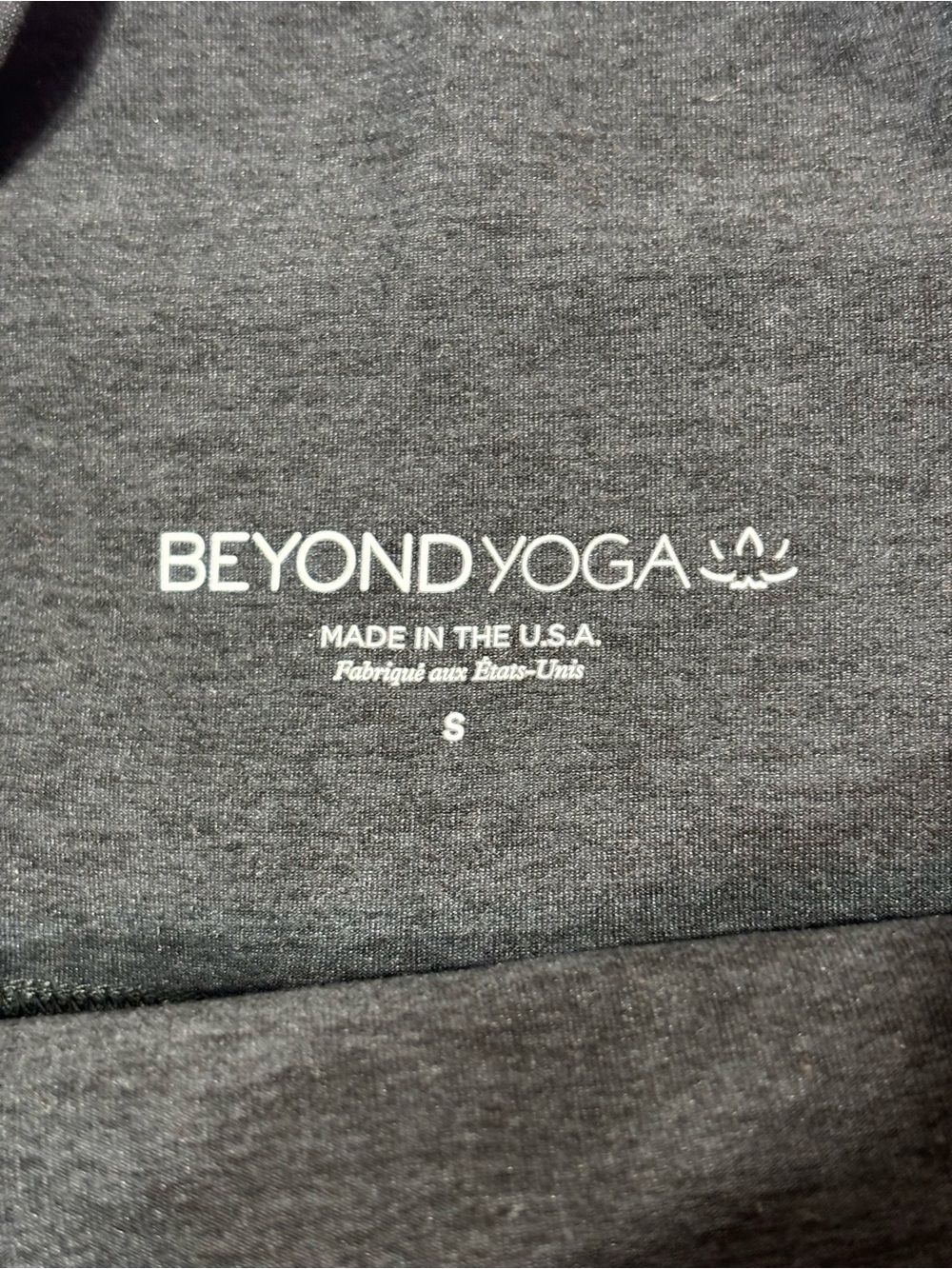 Beyond Yoga Black Twist Keyhole Ankle Leggings Made in USA Women's Size Small